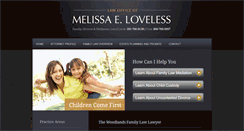 Desktop Screenshot of lovelesslaw.com